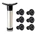 Produktbild CHRISLZ Vakuum Wein Saver Pumpe Food Grade Wein Plug Sets Edelstahl Wein Saver Pump Preserver Mit 6 Flaschen Stopper