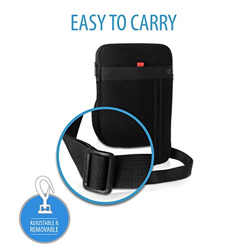 V7 CSS12BLK-1E 12,2 Zoll Tablet & Ultrabook Hülle aus Memoryschaum mit abnehmbarem Schulterriemen - 2