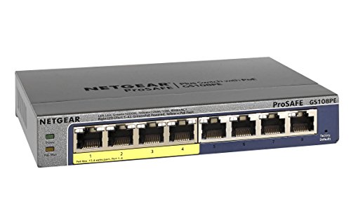 Netgear GS108PE-300EUS ProSAFE (Web Managed (Plus) 8-Port Gigabit Ethernet Switch) - 4