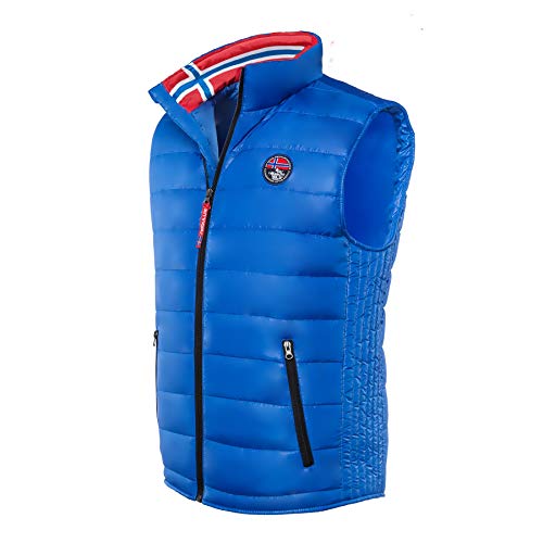 Nebulus Weste Glossar - Chaleco de esquí para Hombre, Color Cobalto, Talla 3XL