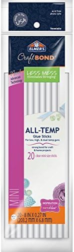 Elmers Less Mess Mini Glue Sticks 8-In Pk/20 by Elmers