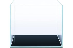 Q GROW INNOVATIVE AQUA TOOLS Q-Grow Nano akwarium o najwyższej jasności kolorów 35 x 35 x 30, wysokiej jakości białe szkło akwarium, nano umywalka – 36 l