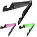 Produktbild 3 PCS Universal bewegliche faltbare v-Form-Handy-Tablet-Schreibtisch-Standplatz-Halter-Berg für iPhone 5 5S 6S iPad 4 Mini Samsung Vorsprung-Samsungs-Galaxie S3 S4 Schwarz + Rosa + Grün