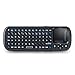 Produktbild CSL - mini Bluetooth Tastatur inkl. Touchpad | Wireless Keyboard | Multifunktionsboard / Fernbedienung | QWERTZ (deutsches Layout)