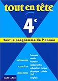 Image de Tout en tête 4e : tout le programme de l'année. Français, mathématiques, histoire-géographie,,,,,