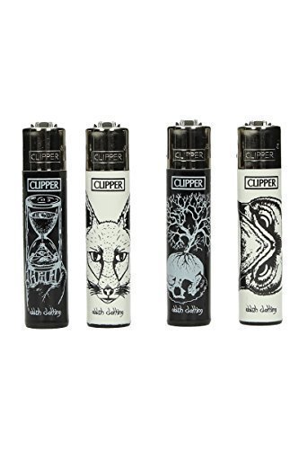 Clipper Classic Ablüh 5 Stück Feuerzeug verschiedene Motive