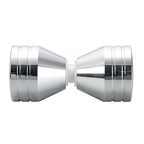 Dusche Tür Doppel Knopf Türgriff Duschtürknopf Duschtürgriff Dusche-Griff Beschläge Türknauf Griff Knopf Schrankgriff (Alulegierung) - 3