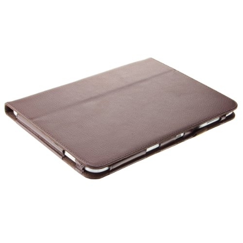 Design Tab3 10 1 Standtasche f  r SAMSUNG GALAXY TAB 3 P5200 P5210 P5220 H  lle Etui Tasche Case ULTRASLIM  Braun 