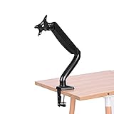 【Voll einstellbar und 360 Frei drehbar】: Voll einstellbare und 360 Frei drehbare Arme, um Ihren unterschiedlichen Sehanforderungen gerecht zu werden. Unser Monitorständer kann einfach um 360 ° gedreht werden. Sie können Ihren Monitor nach Belieben auf unterschiedliche Höhen oder Winkel einstellen. Erweitern Sie Ihren Monitor mit etwas mehr Mobilität, ideal für Büro, Zuhause, Thekendisplay usw.