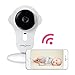 Produktbild Smilehome HD 720p Video Babyphone, Indoor WiFi Baby Monitor Überwachungskamera, Drahtlose IP Kamera mit IR-Nachtsicht, 2-Wege Audio und Smart Cloud P2P Verbindung zum Smartphone (weiß)