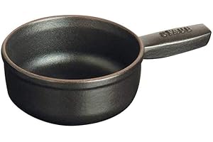 STAUB Mini Poêlon en Fonte, Ø 12 cm, Noir Mat