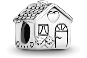 Wedanor Abalorios Charms Colgantes de Animales de amor familiar Cuentas Plata de Ley 925 con Compatible con Pulsera Europeo, Charms para Mujer