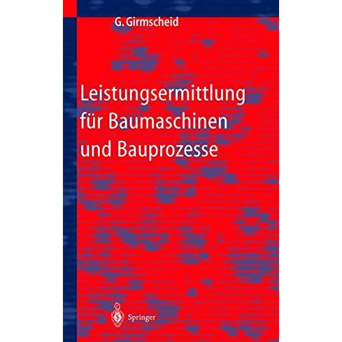 [PDF] Download Leistungsermittlung für Baumaschinen und Bauprozesse Kostenlos