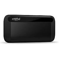 Crucial X8 SSD Portátil 1TB - Hasta 1050MB/s - PC y Mac - Unidad de Estado Sólido Externa USB 3.2 - CT1000X8SSD9