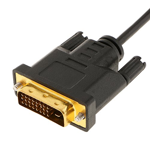 Adapterkabel HDMI (25-pol.) auf DVI, Stecker/Stecker, High Speed HDMI-DVI Kabel HDTV Cable, 1M bis 3M – 2M / 6.6ft - 2