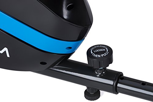 Liegehemitrainer LX300 Sitzheimtrainer Fitnessbike mit Computer Pulssensoren Smartphone Halterung - 9