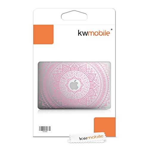 kwmobile Aufkleber Sticker für Apple MacBook Air 13″ (ab Mitte 2011) Skin Folie Voderseite Decal Indische Sonne Design - 5
