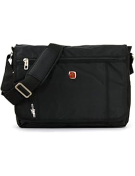 New Bags Umhängetasche Laptoptasche Schultertasche Polyester schwarz OTD201S