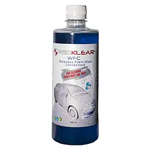 ProKlear WFC Waterless Foam Wash Concentrate, 500Ml (1 Piece) Free Foam Nozzle