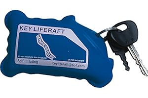 ARKIFACE Floating keyring" Key Liferaft" will float with 6 keys