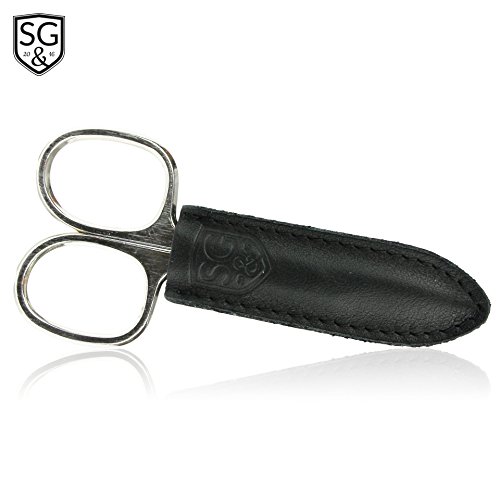 Premium Nagelschere Made in Germany mit echt Leder Etui | super scharf – klassische Form ideal zur Maniküre und Pediküre - 6
