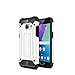 Produktbild SsHhUu Galaxy A3 2017 Hülle, TPU + PC Doppelschicht Schutzhülle Ganzkörper Rüstung Case Robust Stoßstange Handyhülle Dual Layer Stoßfest Rutschfest Schale Für Samsung Galaxy A3 2017F A320 4.7" Weiß