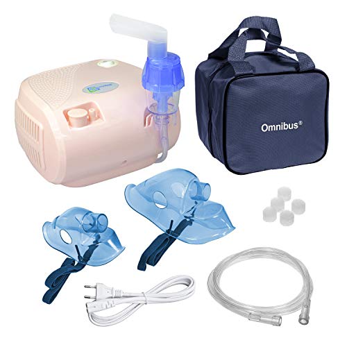 Inhalador Omnibus para niños y adultos en color rosa pálido, BR-CN116B, Peso: 1,2 kg