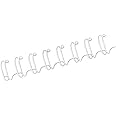 Fellowes 8mm Wire Binding Combs, 100 Pack - White