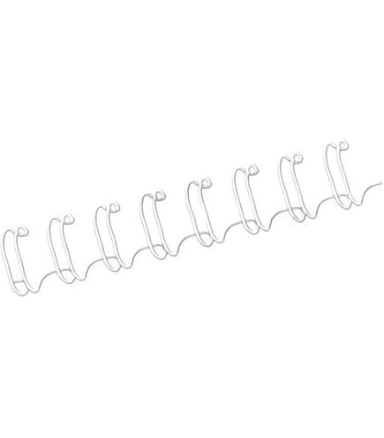 Dorsi Metallici Fellowes Per Rilegatura - 100 Pezzi, Argento, 12 Mm - Foto 2