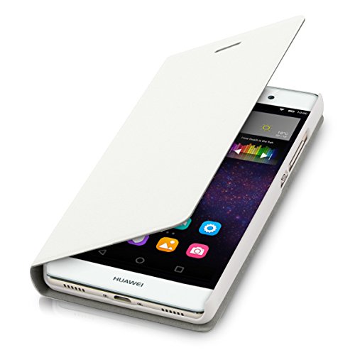 kwmobile Funda para Huawei P8 Lite 2015 - Carcasa con Tapa Tipo Libro para m vil - Case Protector en Blanco reviews kwmobile Funda para Huawei P8 Lite 2015 - Carcasa con Tapa Tipo Libro para m vil - Case Protector en Blanco