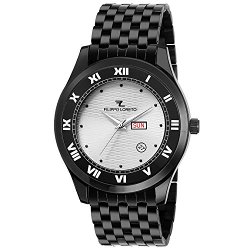 Analog White Dial Men's Watch-FLO-MEN-08
