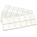 Produktbild 120 Filzgleiter | 35x35 mm quadratisch | weiß | selbstklebend | Möbelgleiter in Top-Qualität (3.5 mm)