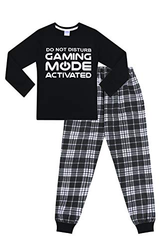 The Pyjama Factory - Ensemble de Pyjama - Garçon Noir Noir - Noir - 15 Ans