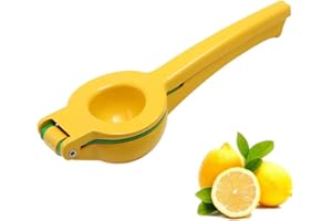Aiweijia Lemon Squeezer - Aluminum alloy Citrus Squeezer 2 in 1 Lemon Juicer/Lime Squeezer, Juice Squeezer for Many Fruits