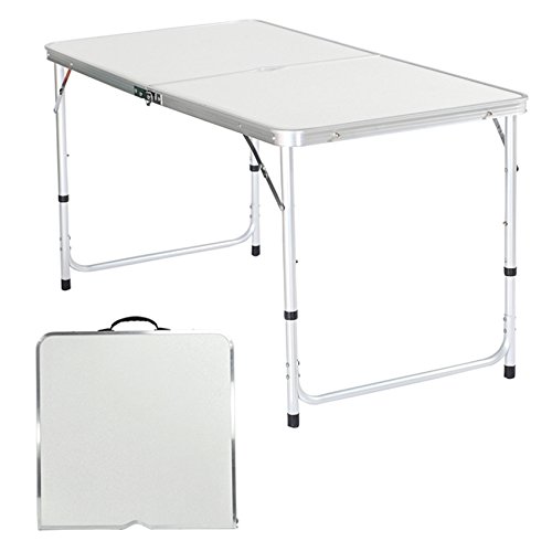 Preisvergleich Produktbild Teamyy Aluminium Campingtisch Klapptisch Koffertisch klappba Gartentisch 120x60x69cm