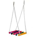 tmodd Pet Bird Parrot periquito Budgie Cockatiel Jaula Hamaca Swing juguete colgante juguete