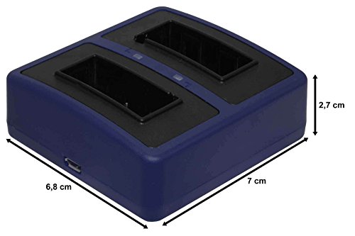 Batterie   Double Chargeur Compact  USB  pour Nikon EN-EL9   Nikon D40  D40x  D60  D3000  D5000 - Cable Micro USB inclus