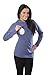 New Discreet Soft Nursing And Breastfeeding Hoodie 9051 (10, Blue Jeans)