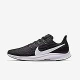 Farbe: BLACK/WHITE-THUNDER Nike Herren AIR Zoom Pegasus 36 Leichtathletikschuhe, Mehrfarbig (Black/White/Thunder Grey 2), 43 EU