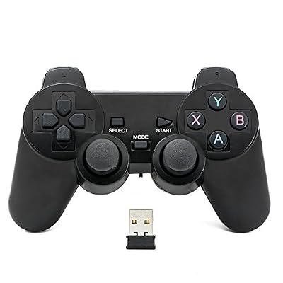 QUMOX Contrôleur de jeu joypad sans fil Bluetooth gamepad joystick pour PC