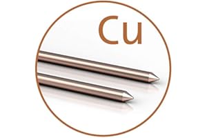 Colloimed - Electrodos para Colloimed Colloidmaster CM1000 (2 x 80 mm)