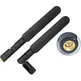 HUACAM HCM80 2X 8dbi 3G 4G LTE 700-2700Mhz Indoor Omnidirektionai antenne mit SMA MALE stecker