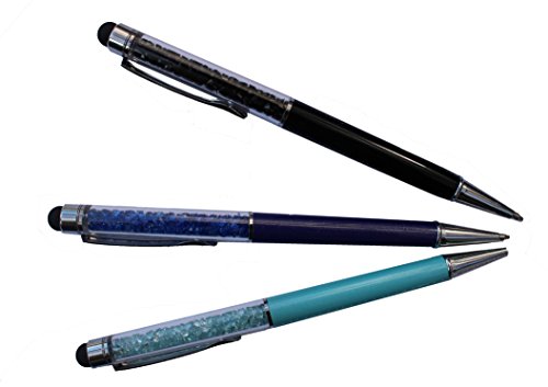 5 Stück Touch Pen 2in1 Stylus Stift mit Kugelschreiber mit Glitzer passend für Tablet und Smartphone aller gängigen Marken – Dealbude24 (5 Stück) - 7