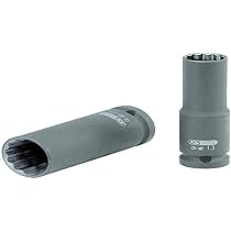 KS Tools 515.0934 1/2" 12-kant Kraft-Stecknuss Kurz - 15/16" Profi-Werkzeug Aus Chrom-Vanadium-Stahl