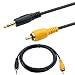Produktbild igreely® 3,5 mm 1/20,3 cm Mono Stecker auf RCA Stecker Jack Audio Kabel Vergoldet 1,8 m (1,8 m)
