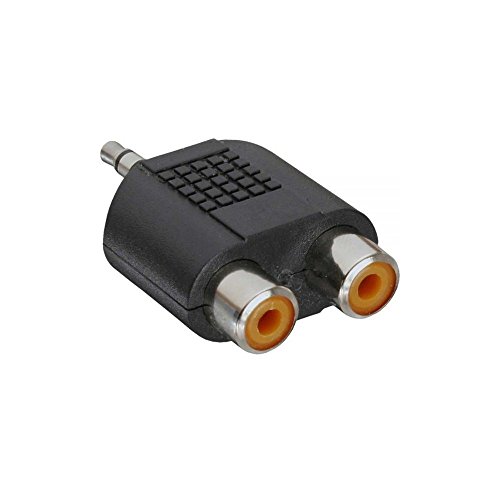 InLine Audio Adapter, 3,5mm Klinke Stecker an 2x Cinch Buchse, Stereo - 2