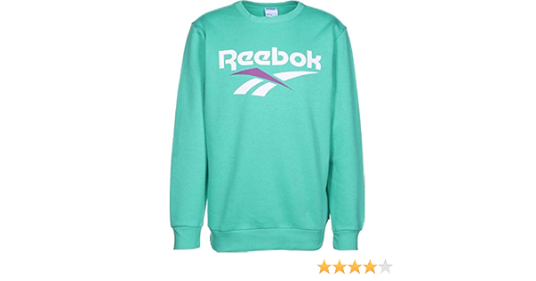 reebok green jumper