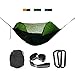 Produktbild 290 * 145cm Camping Hängematte mit Moskitonetz und Regenschutz leicht Schlafsack Parachute Tragbare Lanyard Swing zum Aufhängen Bett für Jungle Feld Überleben, Wandern, Reisen, im Freien
