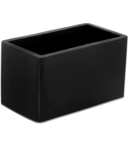 20PCS Copripiedi Per Sedie In Gomma Antiscivolo - 20x20mm, Nero, Protezione Pavimenti E Anti Rumore - Foto 4
