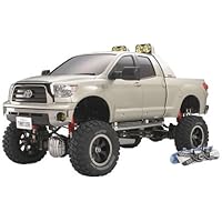 TAMIYA 1:10 RC Toyota Tundra HighLift 3-Gang - ferngesteuertes Auto - inkl. 2 Snowboads & Dachträger - Pick Up Truck…